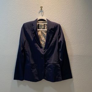 Navy Blue Women Blazer